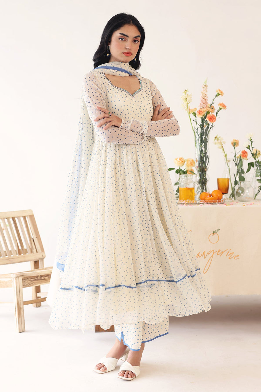 BOONDIE  ANARKALI SET
