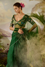 TARU SAREE WITH BLOUSE PIECE