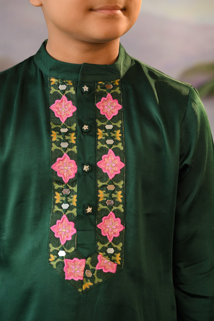 SAUNDH KURTA SET WITH BANDI
