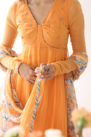 ZESTY ANARKALI SET