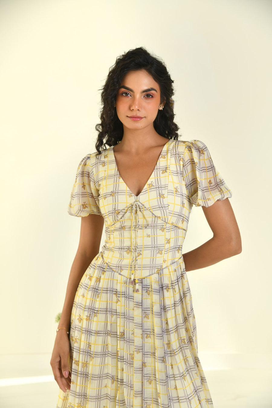 WOMEN'S BEIGE CHIFFON CLOUDWALK DRESS