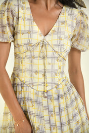 WOMEN'S BEIGE CHIFFON CLOUDWALK DRESS