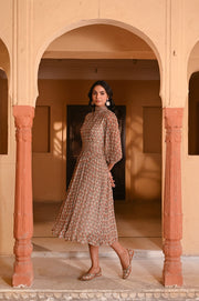 WOMEN'S MULTICOLOR CHIFFON PATRIKA DRESS