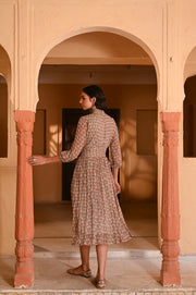 WOMEN'S MULTICOLOR CHIFFON PATRIKA DRESS