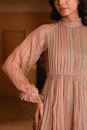 WOMEN'S MULTICOLOR CHIFFON GAURANI DRESS