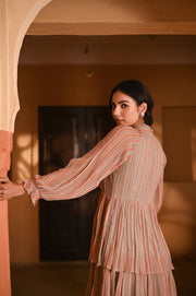 WOMEN'S MULTICOLOR CHIFFON GAURANI DRESS