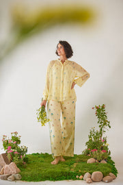 WOMEN'S YELLOW MOSS HUE PANTS