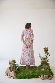 WOMEN'S PINK & WHITE CHECK COTTON JADE TOP