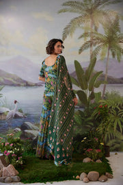 WOMEN'S GREEN CHIFFON GAURI DUPATTA