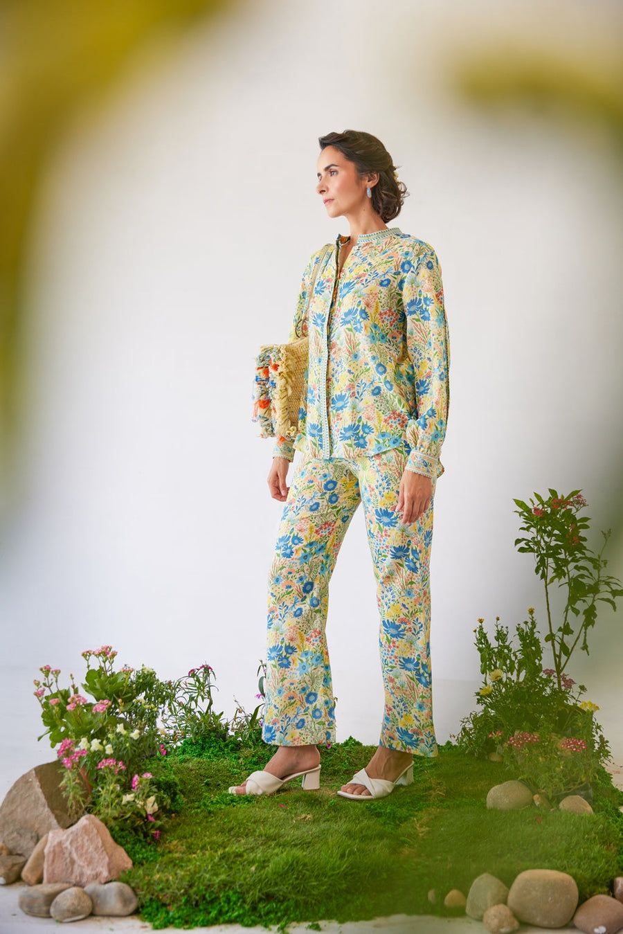 WOMEN'S YELLOW MOSS FLAVIA CO-ORD