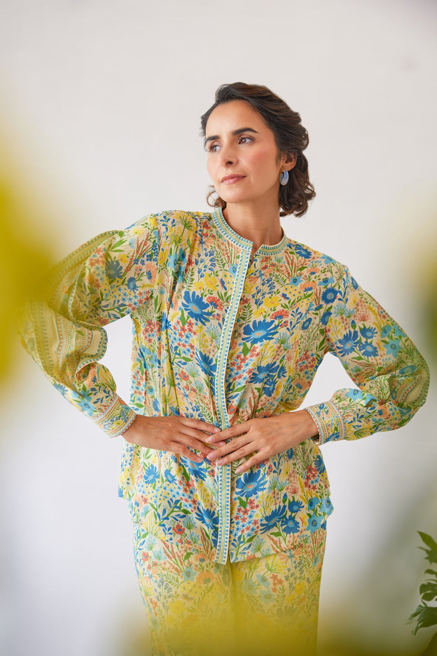 WOMEN'S YELLOW MOSS FLAVIA CO-ORD