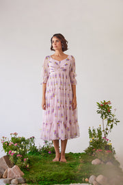 WOMEN'S PINK CHIFFON ZOYA DRESS