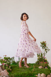 WOMEN'S PINK CHIFFON ZOYA DRESS