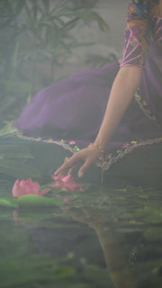 WOMEN'S PURPLE CHIFFON AND GEORGETTE NAILA BLOUSE