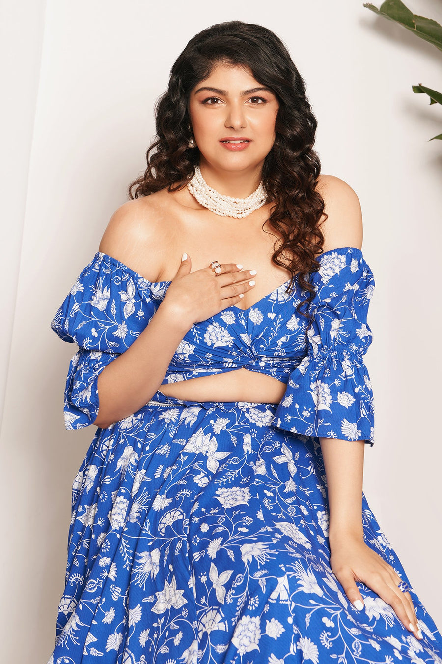 Anshula Kapoor In Custom Made Baise Gaba