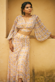 Kusha Kapila In Tarang Blouse Skirt Set