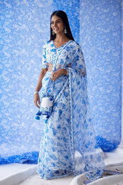 Sheesh Organza Saree