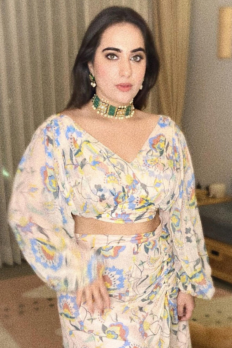 Kusha Kapila In Tarang Blouse Skirt Set