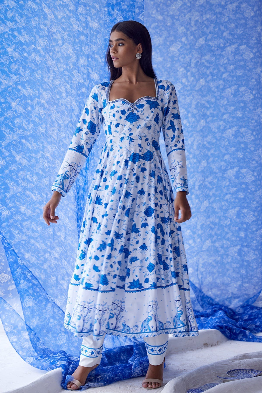 Nirad Anarkali Set