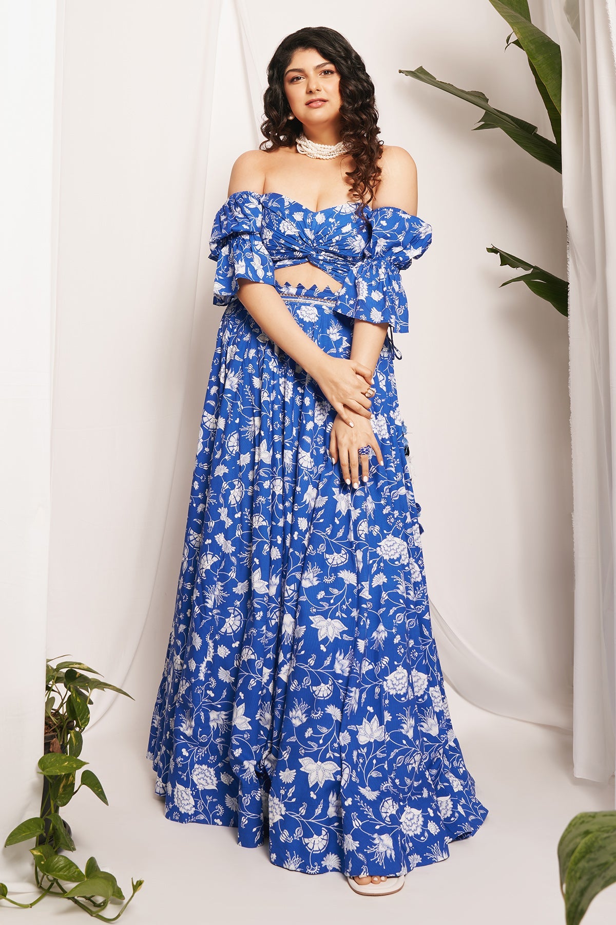 Anshula Kapoor In Custom Made Baise Gaba