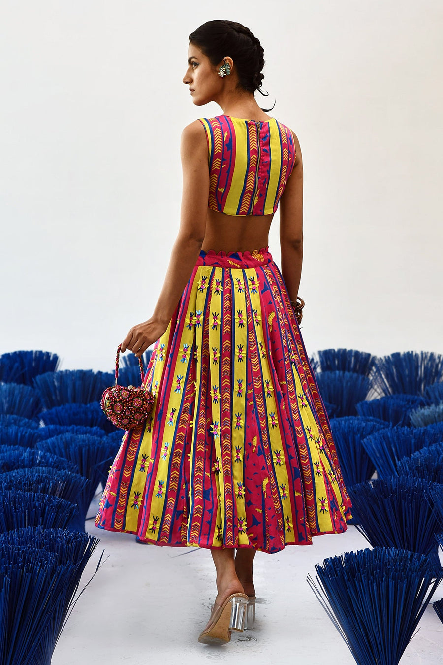 Baagh Short Lehenga Skirt