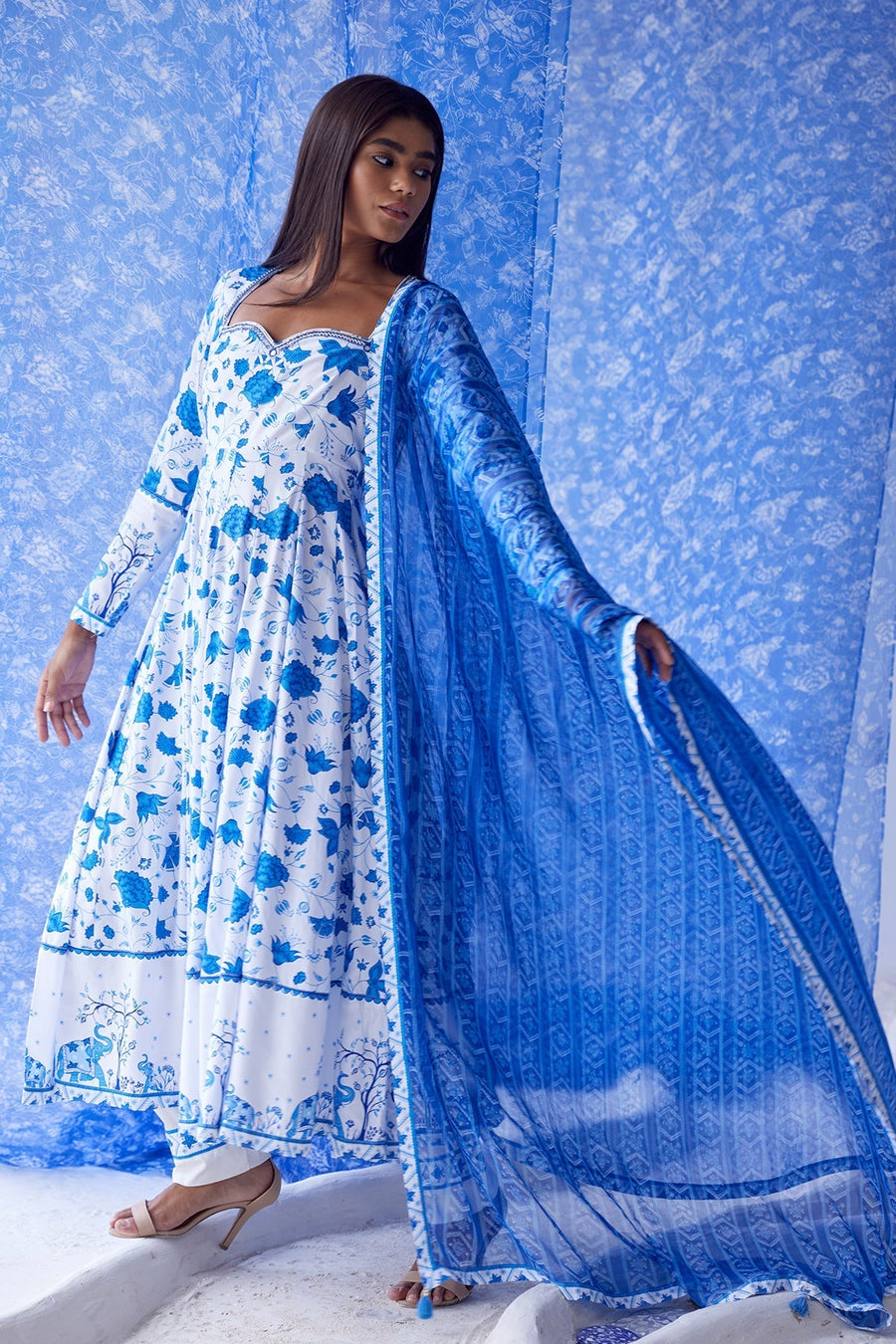 Nirad Anarkali Set
