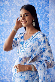 Sheesh Organza Saree