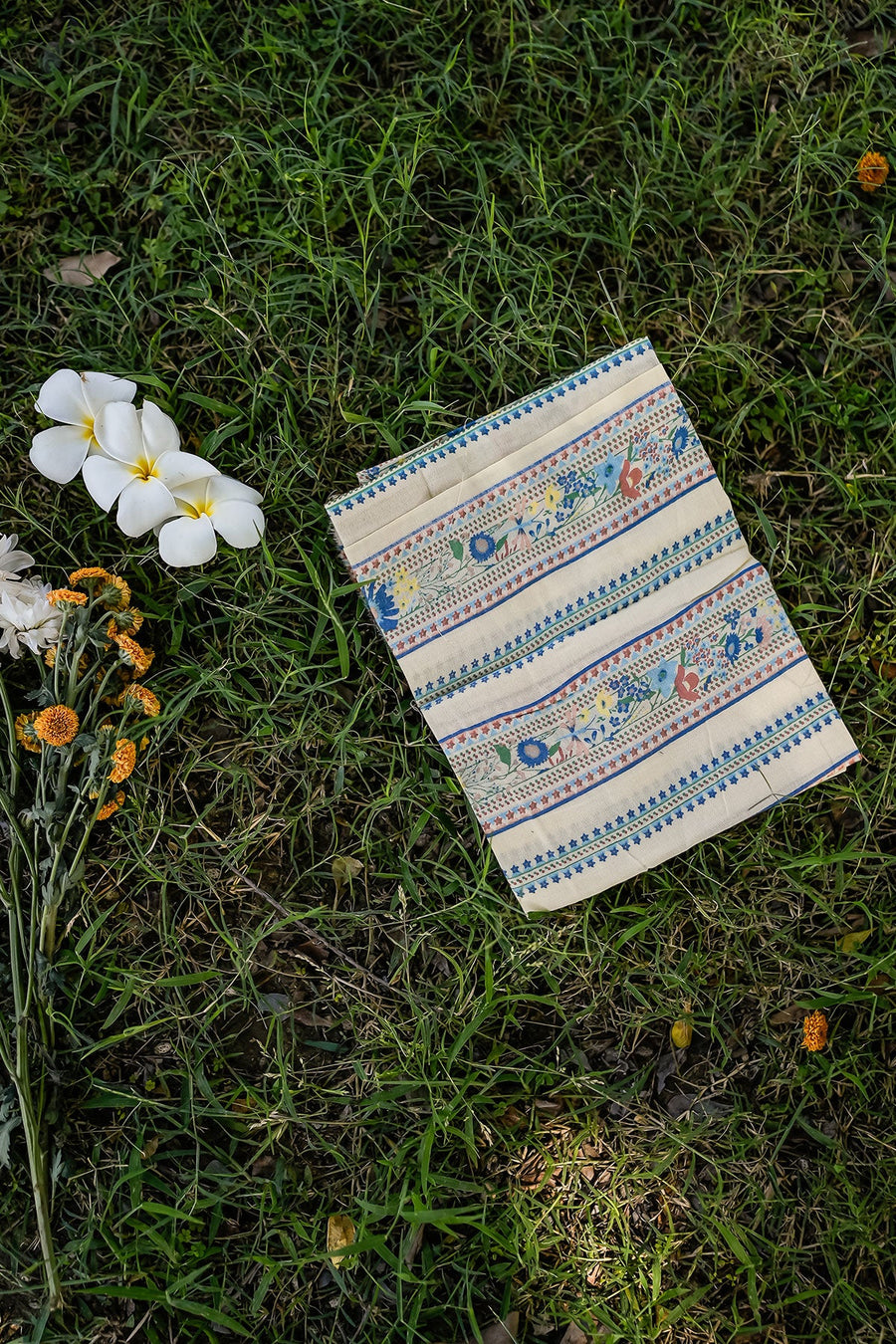 WOMEN'S PASTEL YELLOW - MULTI COLOR CHIFFON ELIANA SAREE