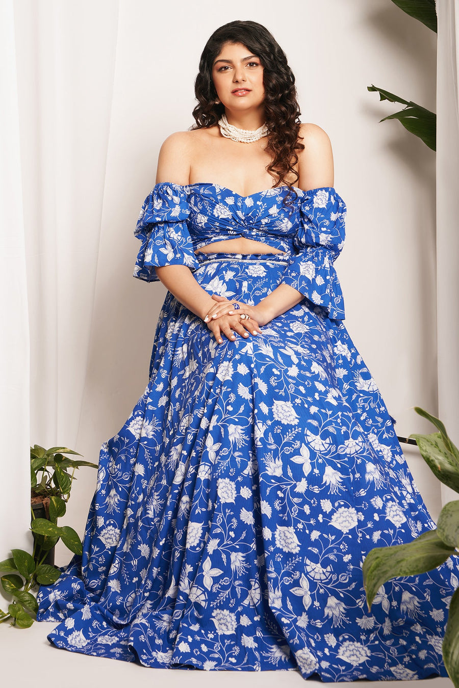 Anshula Kapoor In Custom Made Baise Gaba