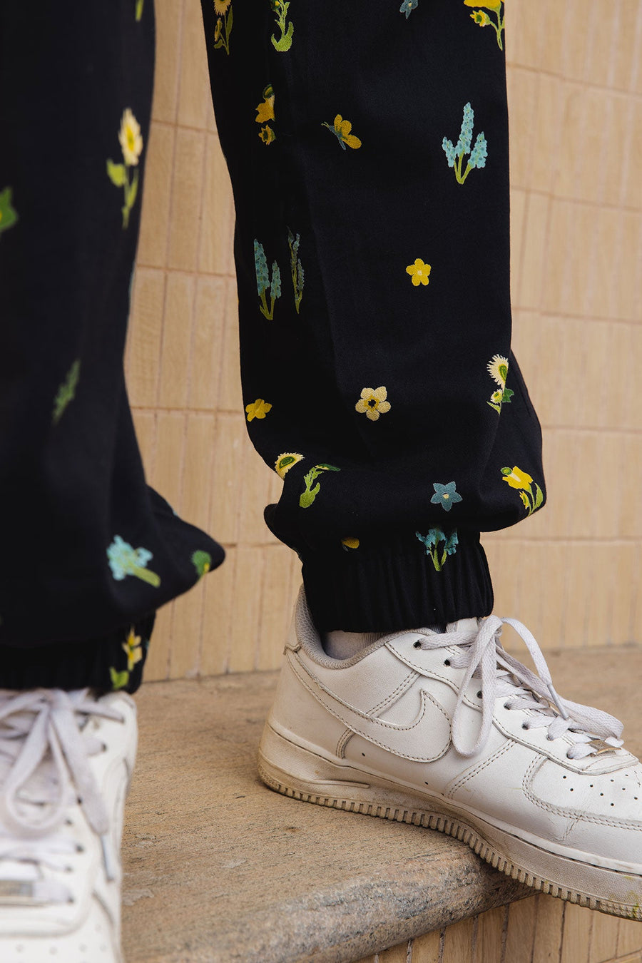 MENS WEAR BLACK COTTON MOSS PHOENIX CO-ORD SET