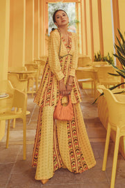 Navi Kaur In Yellow Oleander Gharara Set