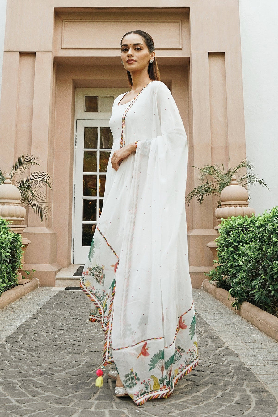 Manushi Chhillar In Noori Anarkali Kurta