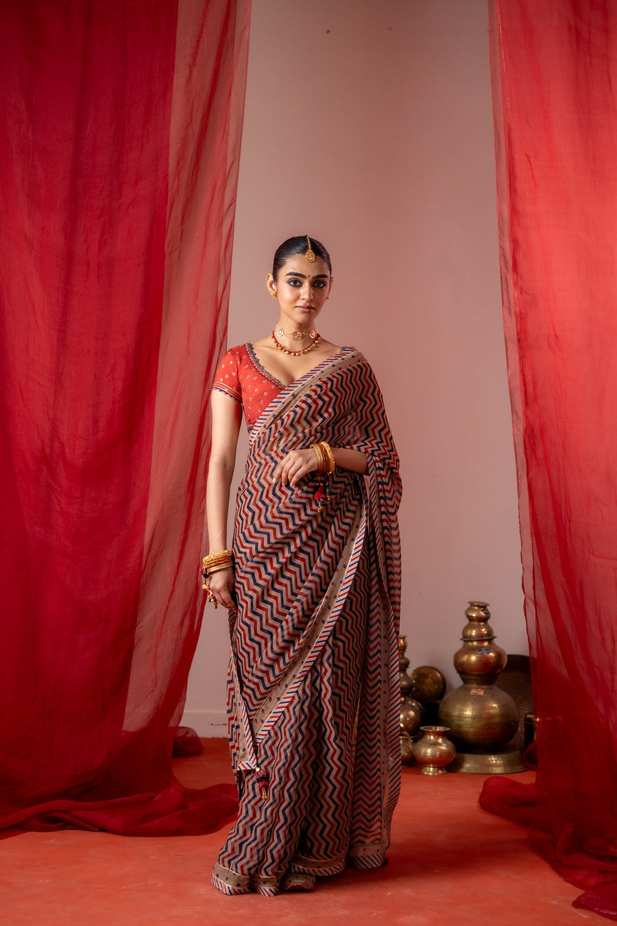 NUPUR SAREE WITH UNSTITCHED BLOUSE