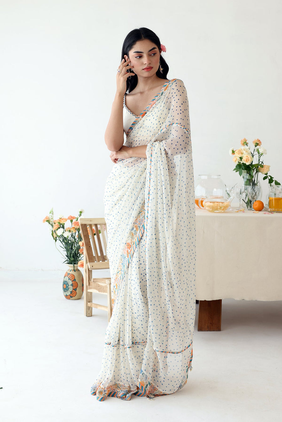 ODE SAREE WITH BLOUSE PIECE - SKU BGTG13