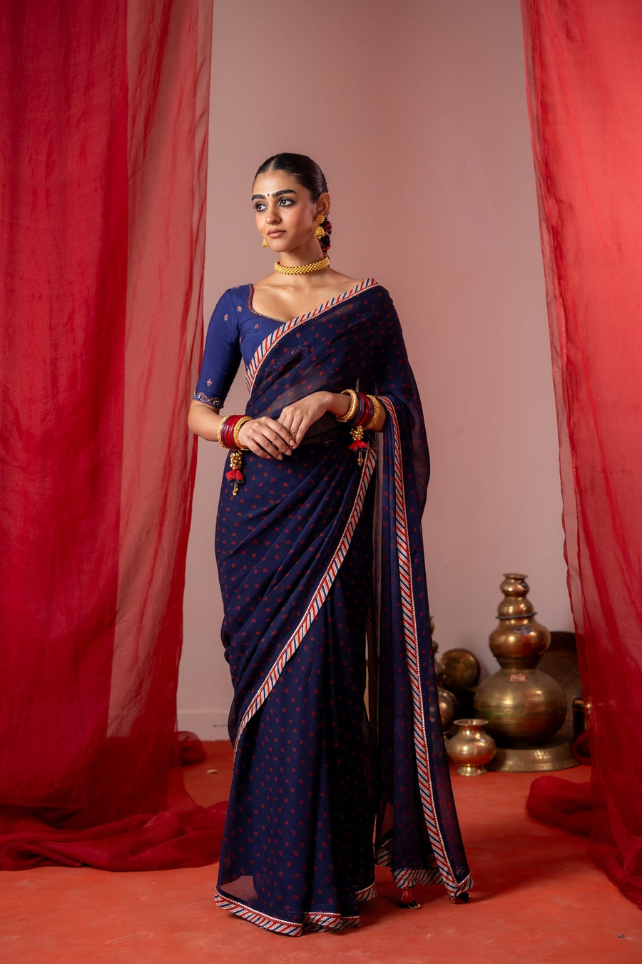 NEELAM SAREE WITH UNSTITCHED BLOUSE PIECE