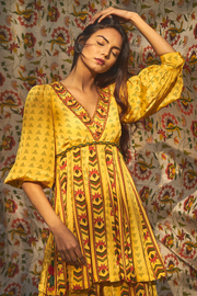 Navi Kaur In Yellow Oleander Gharara Set