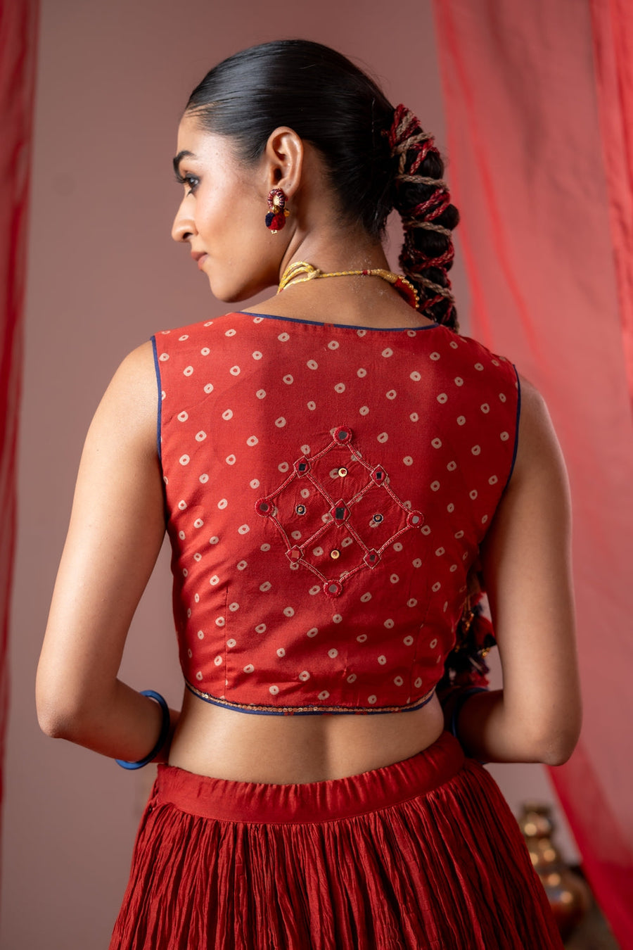 RASM SKIRT WITH KESAR KOTI SET OF 2