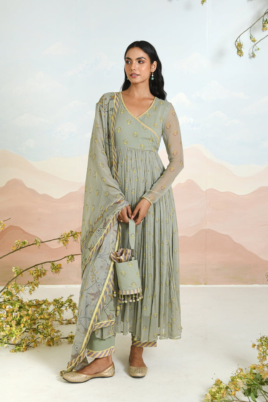 GARDENIA ANARKALI - SET OF 3