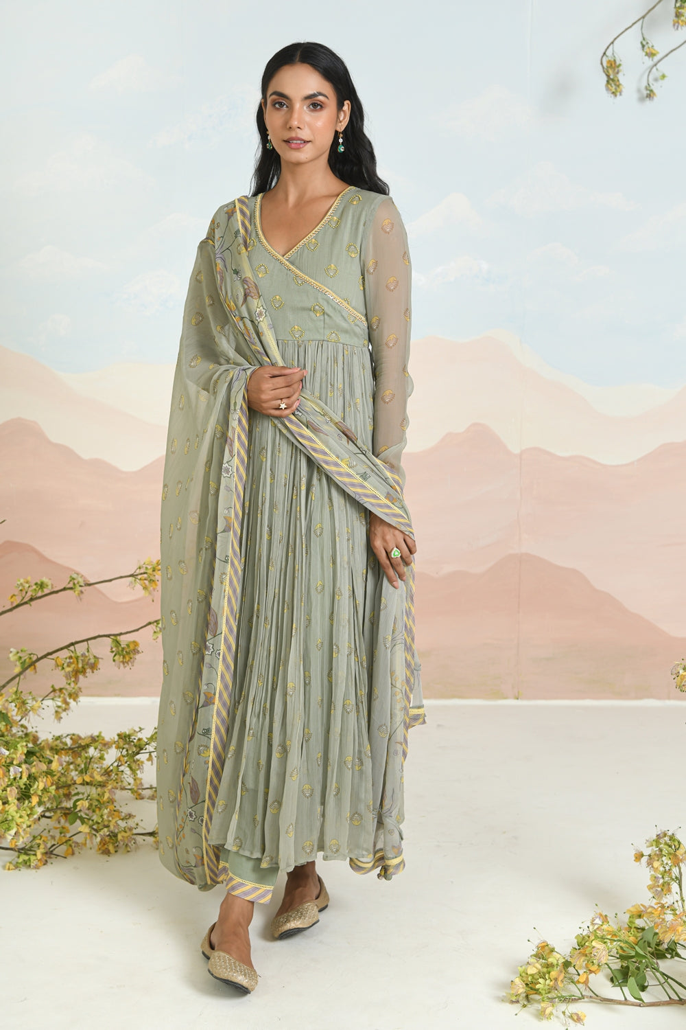 GARDENIA ANARKALI - SET OF 3