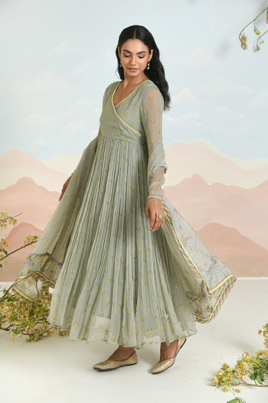 GARDENIA ANARKALI - SET OF 3