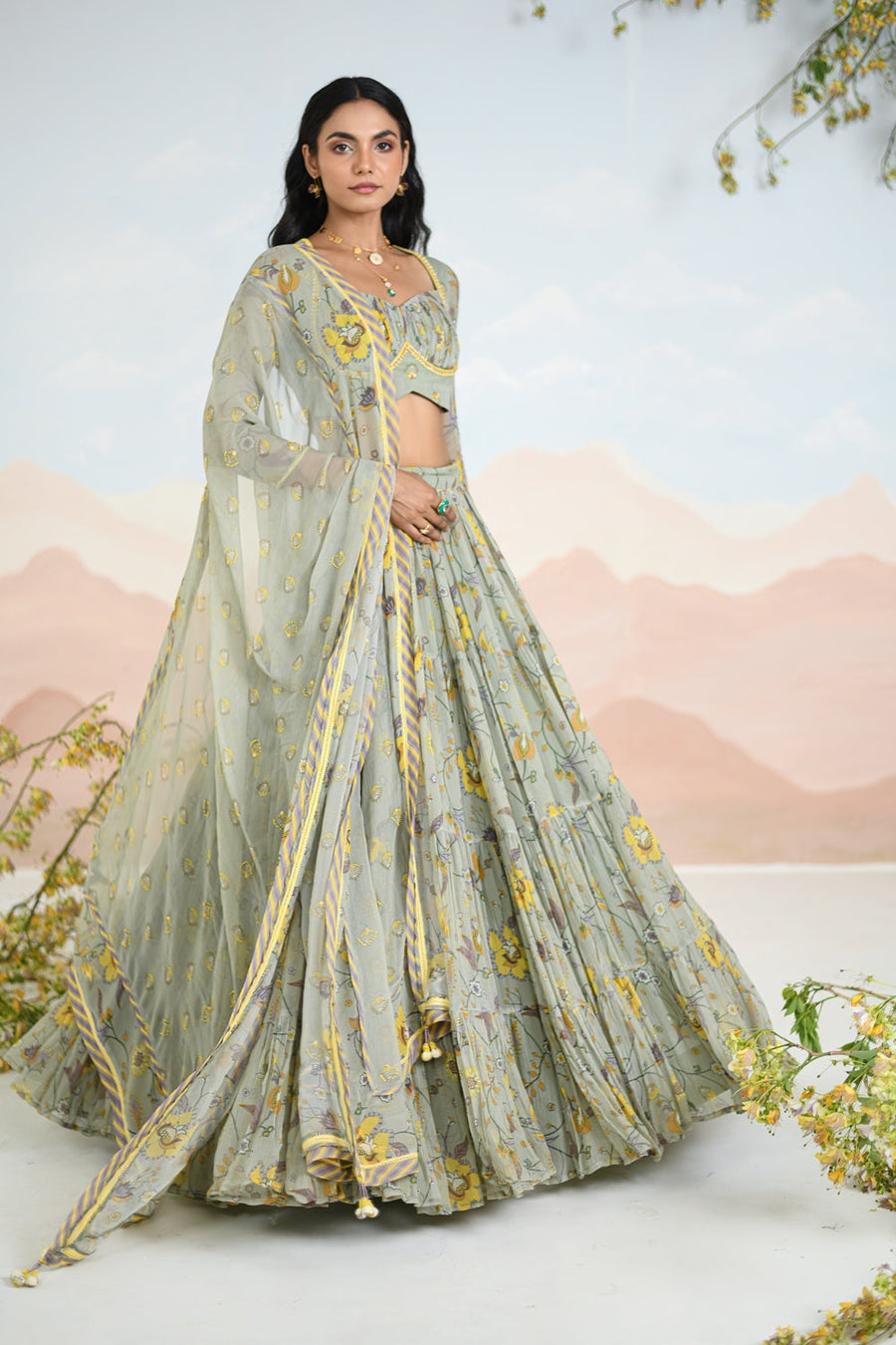 AURALIA LEHENGA - SET OF 3