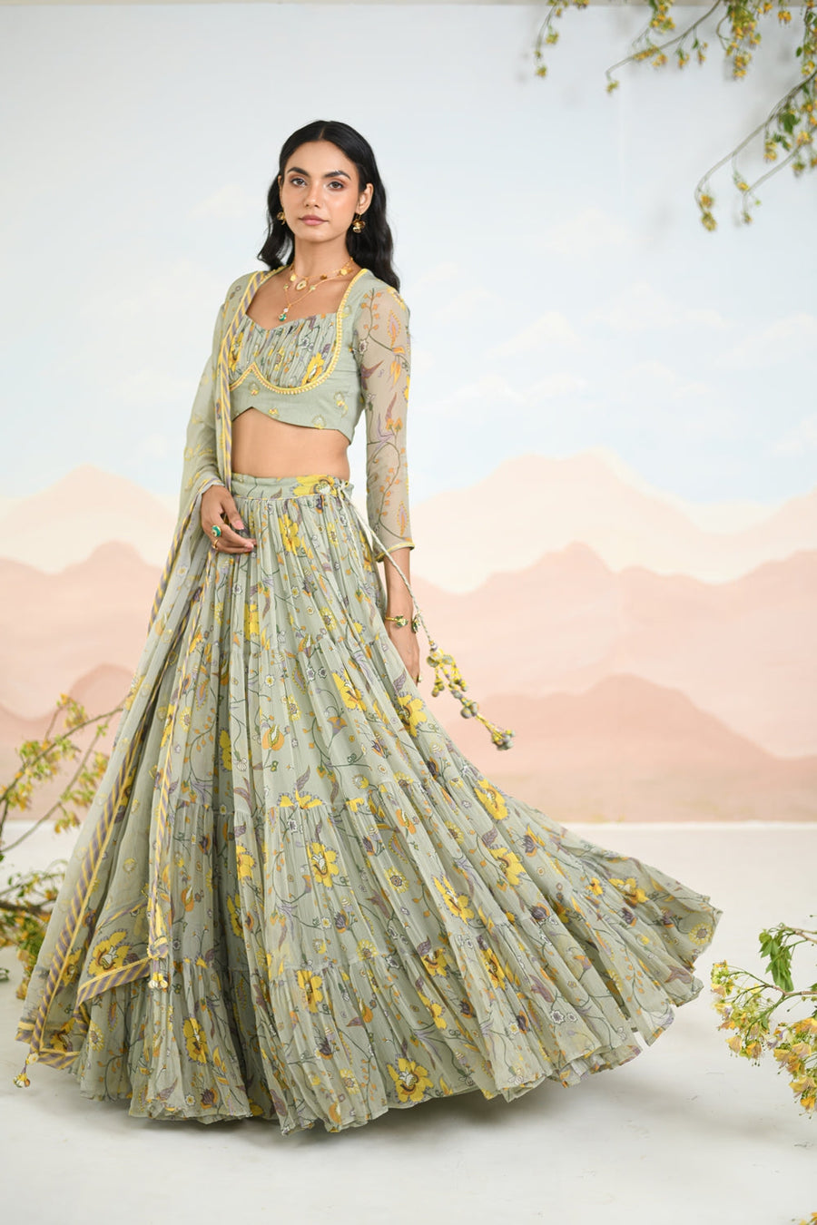 AURALIA LEHENGA - SET OF 3