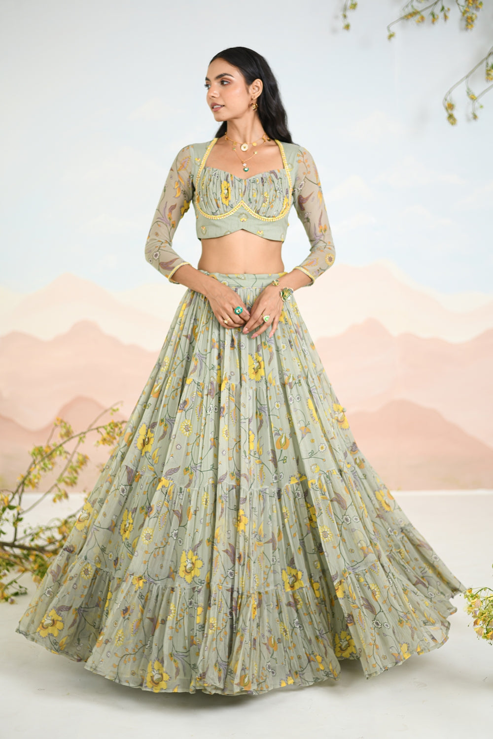 AURALIA LEHENGA - SET OF 3