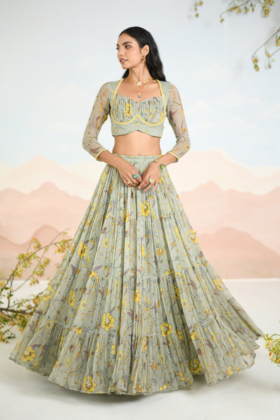 AURALIA LEHENGA - SET OF 3