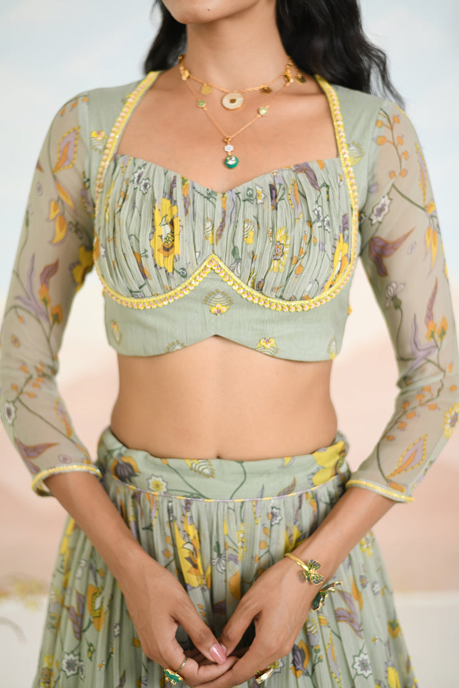 AURALIA LEHENGA - SET OF 3