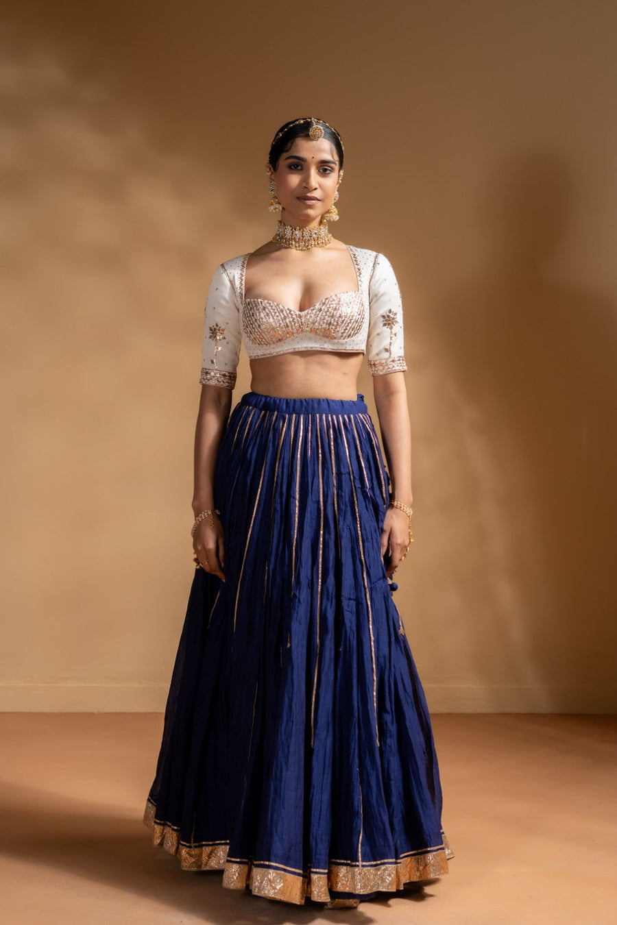 KIRAN LEHENGA  WITH MRIDULA BLOUSE SET OF 3