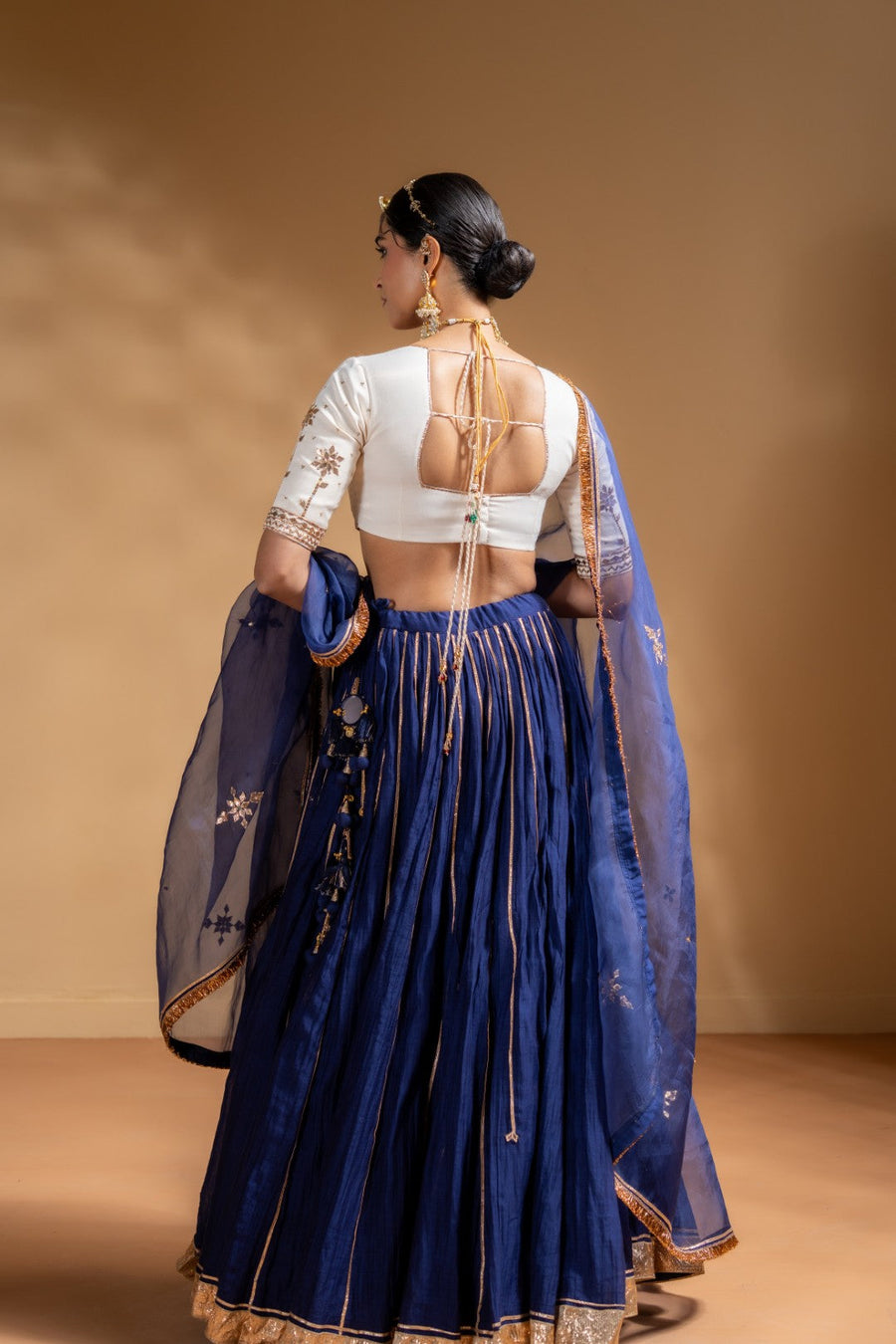 KIRAN LEHENGA  WITH MRIDULA BLOUSE SET OF 3