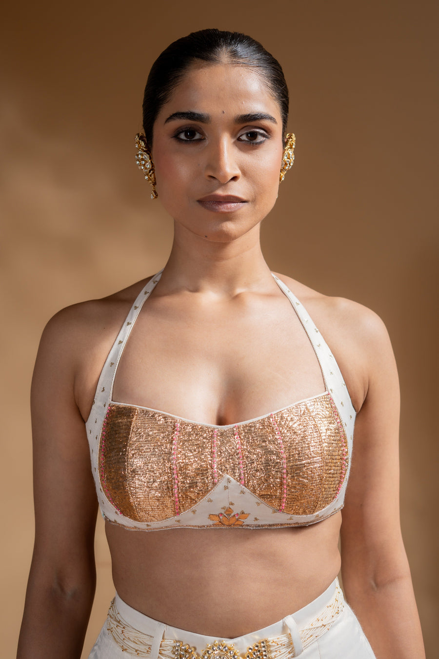 KESHINI BRALETTE & SHEET PANTS & CHANDRA JACKET  SET OF 3