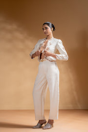 KESHINI BRALETTE & SHEET PANTS & CHANDRA JACKET  SET OF 3
