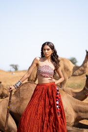 RASM SKIRT WITH KALSHI BLOUSE SET OF 2